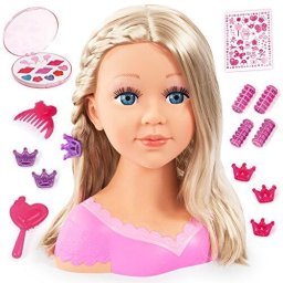 Bayer Design Charlene supermodel with cosmetics, makeup and Frisierkopf (blonde)