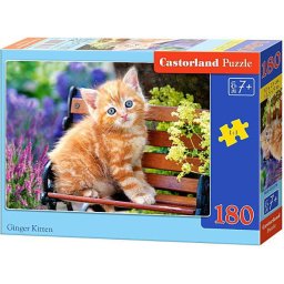 Puzzle Rudy kotek 180 elementów (018178)