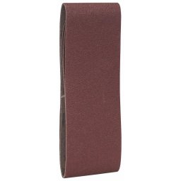 Set bandă abrazivă, 65 x 410 mm granulație 60-80-100, 3 buc