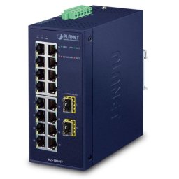 Switch PLANET IGS-1820TF network switch Unmanaged L2 Gigabit Ethernet (10/100/1000) Blue