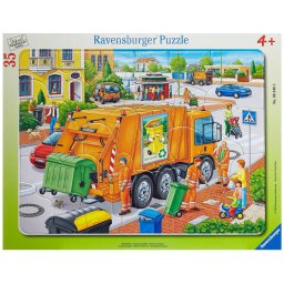 Ravensburger Puzzle Wywóz śmieci 35 - 063468
