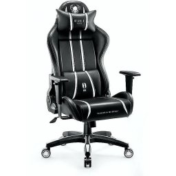 Scaun Gaming Diablo X-One 2.0 King Size Negru/Alb 200 kg
