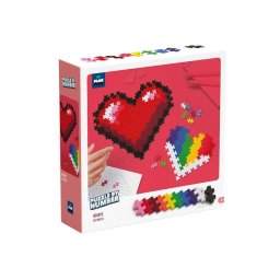 Plus-Plus Puzzle By Number Heart 250 Pieces