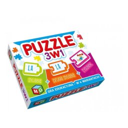 Puzzle educativ, Multigra, 75 piese, Limba poloneza, Multicolor