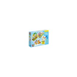Puzzle pentru copii Animale salbatice, Multicolor