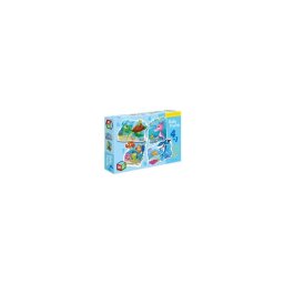 Puzzle pentru copii, Multigra, Viata marina, Multicolor