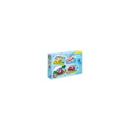 Puzzle pentru copii, Multigra, Masini, Multicolor