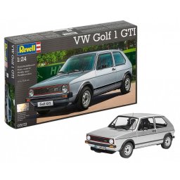 Plastic model VW Golf 1 gti