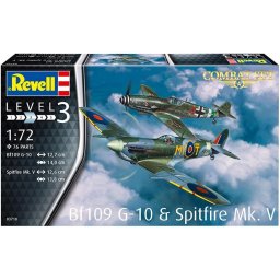 REVELL BF109G-10 & Spitf ire MK.V
