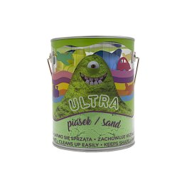 Sand Ultra Magic Sand 900g 4 large molds 2 tools green Vehicles