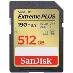 Card memorie EXTREME PLUS 512GB SDXC MEMORY/CARD + 2YR RESCUEPRO DELUXE