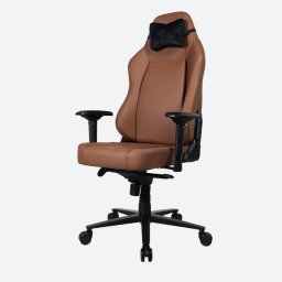Scaun Gaming Primo, piele premium, Maro 145 kg max