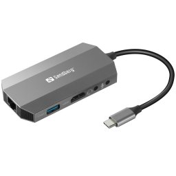 136-33 USB-C 6-in-1 Travel Dock