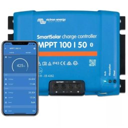 Accesorii sisteme fotovoltaice Incarcator solar SMARTSOLAR MPPT 100/50 REGULATOR