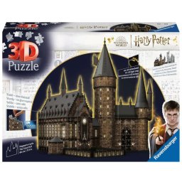 Ravensburger 3D Puzzle Hogwarts Castle - The Great Hall Night Edition