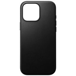 Husa Nomad Modern Leather case, black - iPhone 16 Pro Max