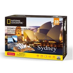 Puzzle 3D National Geographic Sydney, 86 de piese