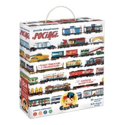 Puzzle cu două fețe - trenuri
