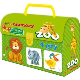 Memorie de la zoo cu trunchi de joc