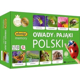 Memorie poloneză cu jocul Insecte și păianjeni
