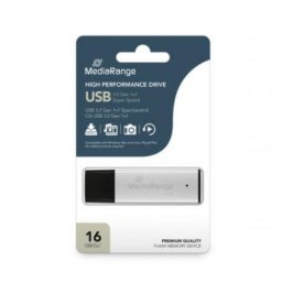 Memorie USB MR1899, 16 GB, USB 3.0, Negru/Argintiu