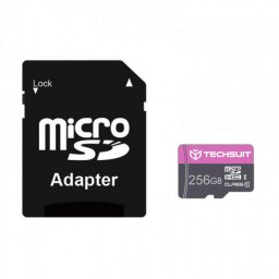 Card memorie Card de Memorie MicroSDHC 256GB - Techsuit THCM27 (THCM27256) - Purple