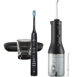 DiamondClean 9000 HX3886/43, 3 moduri de periere, Negru