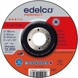 Disc polizare metal Edelco 125 mm
