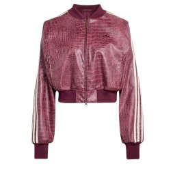 ADIDAS ORIGINALS Geacă de primăvară-toamnă roșu burgundy / alb