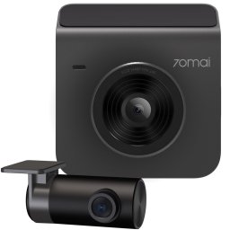 Camera auto DVR Duala A400 Gray QHD 1440p, IPS 2.0", 145 FOV, Night Vision,Wi-Fi + MiDrive RC09, full HD la 30 fps, unghi vizualizare 130°