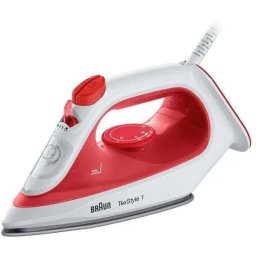 Fier de calcat Braun SI1019RD, 1900 W, Talpa ceramica, Rosu