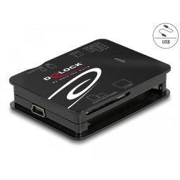 Card reader Cititor de carduri USB 2.0 CF/SD/Micro SD/MS/xD/M2 Negru