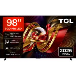 Televizor Mini LED TCL 98C8L 98" (249cm), 4K Ultra HD, Google TV