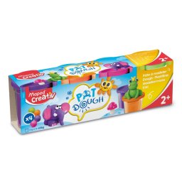Plastilina Pat’Dough Fancy 4 culori
