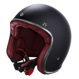 Open face helmet STORMER QUARTZ black matt XL