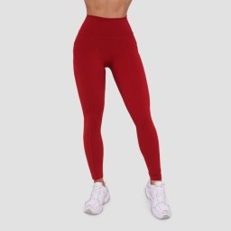 GymBeam Colanți pentru femei Ignite Dark Red XXL