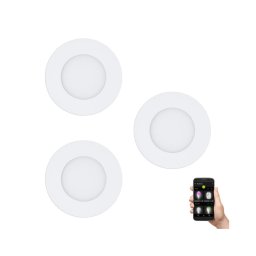 Eglo 900099 - Set 3x LED FUEVA-Z, corp de iluminat dimabil, LED/2,8W/230V IP44
