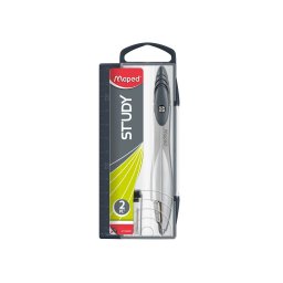 Compas Maped Study varf 2 mm, blister, gri