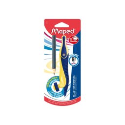 Compas Maped Kid’z varf universal, blister, navy/galben
