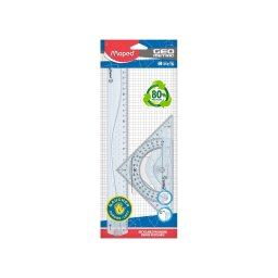 Set geometrie Maped Geometric 3 piese/30 cm, pentru stangaci