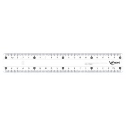 Rigla Maped Classic 20 cm, dubla gradatie