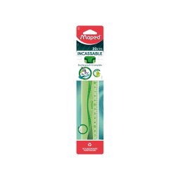 Rigla Maped Unbreakable 20 cm, verde