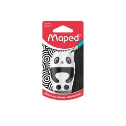 Ascutitoare Maped Shakky simpla cu rezervor, blister, urs