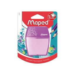 Ascutitoare Maped Shaker dubla cu rezervor, blister, violet