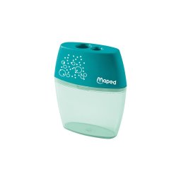 Ascutitoare Maped Shaker dubla cu rezervor, turcoaz
