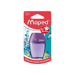 Ascutitoare Maped Shaker simpla cu rezervor, blister, violet