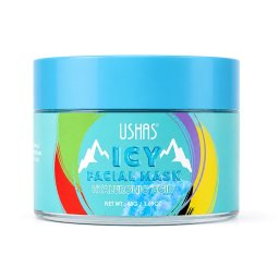 Mască de Față Răcoritoare cu Acid Hialuronic Tip Gel Ushas - Efect Ice, Hidratare și Fermitate