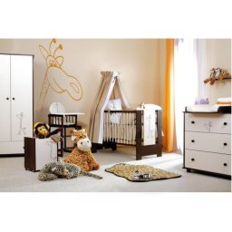 Mobilier Camera copii Si Bebelusi KLUPS SAFARI GIRAFFE Wenge