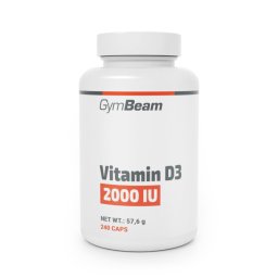 GymBeam Vitamin D3 2000 IU 240 caps unflavored