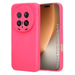 Husa de protectie Techsuit SoftFlex compatibil cu Honor Magic8 Pro, Roz Intens